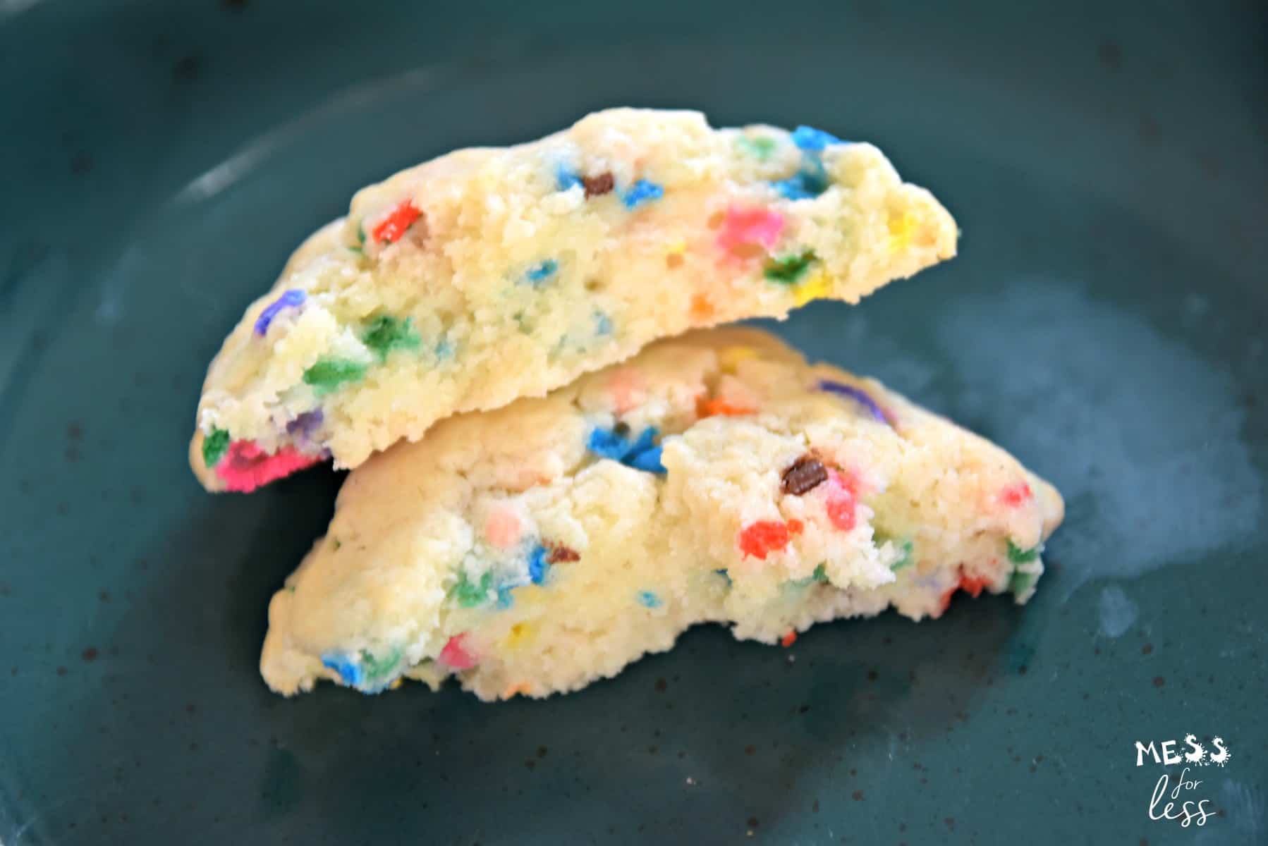 Confetti Cookies With Cake Mix Mess for Less