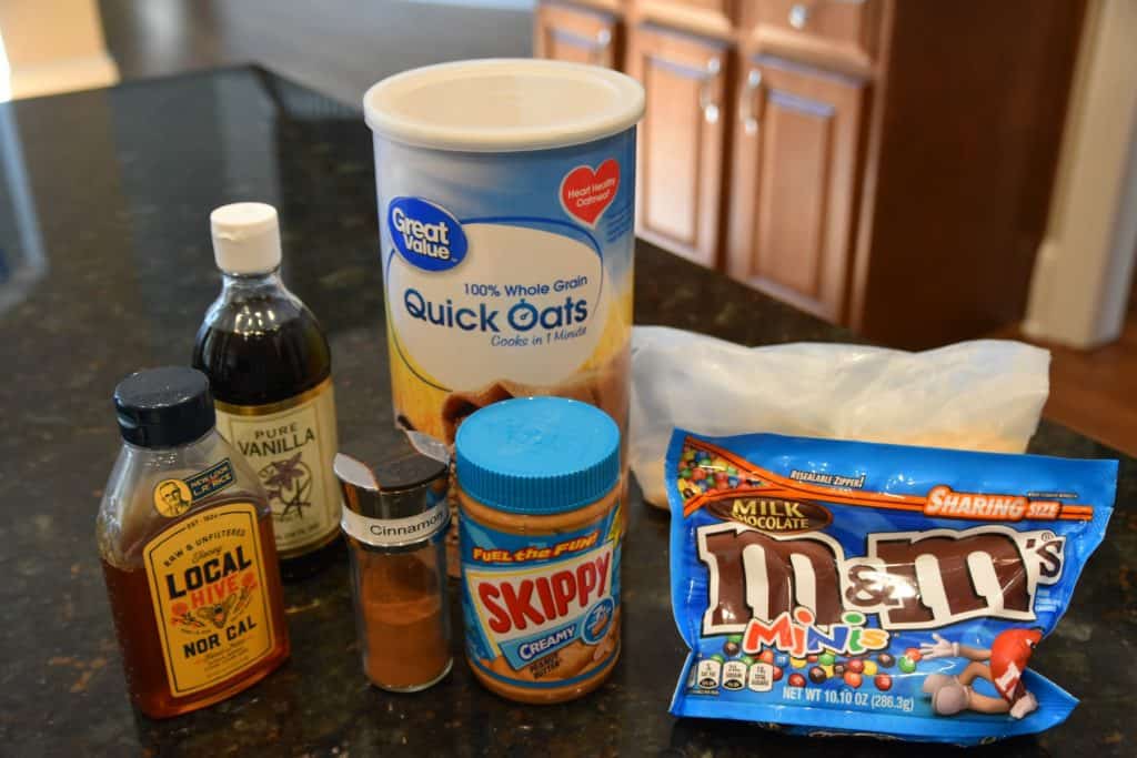 ingredients need to make Monster Cookie Energy Balls