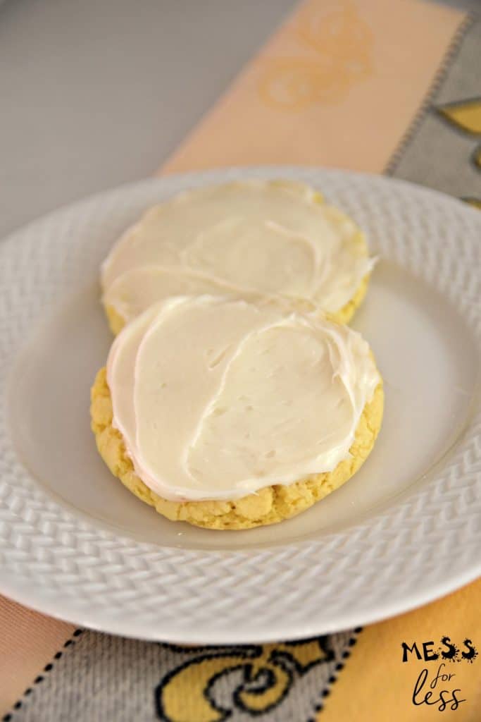 lemon cookies with frosting