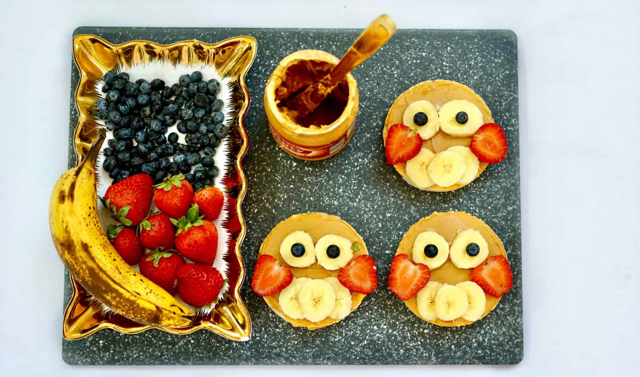 Easy Owl Rice Cakes Mess for Less