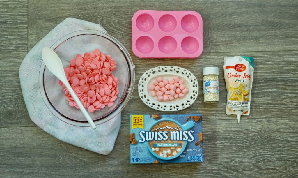 supplies needed to make hot cocoa bombs