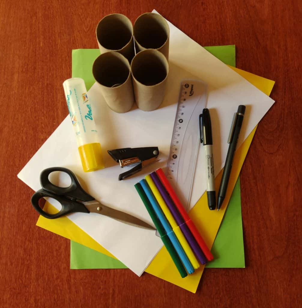 supplies needed to make a worm pencil holder