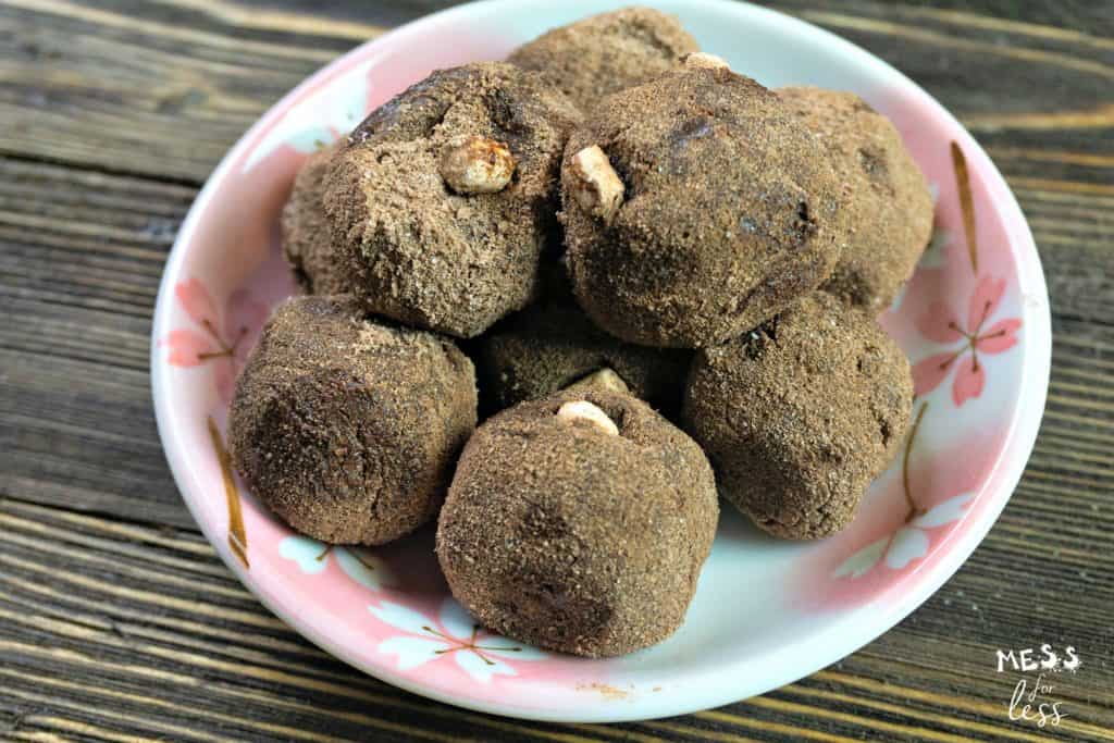 hot cocoa truffles