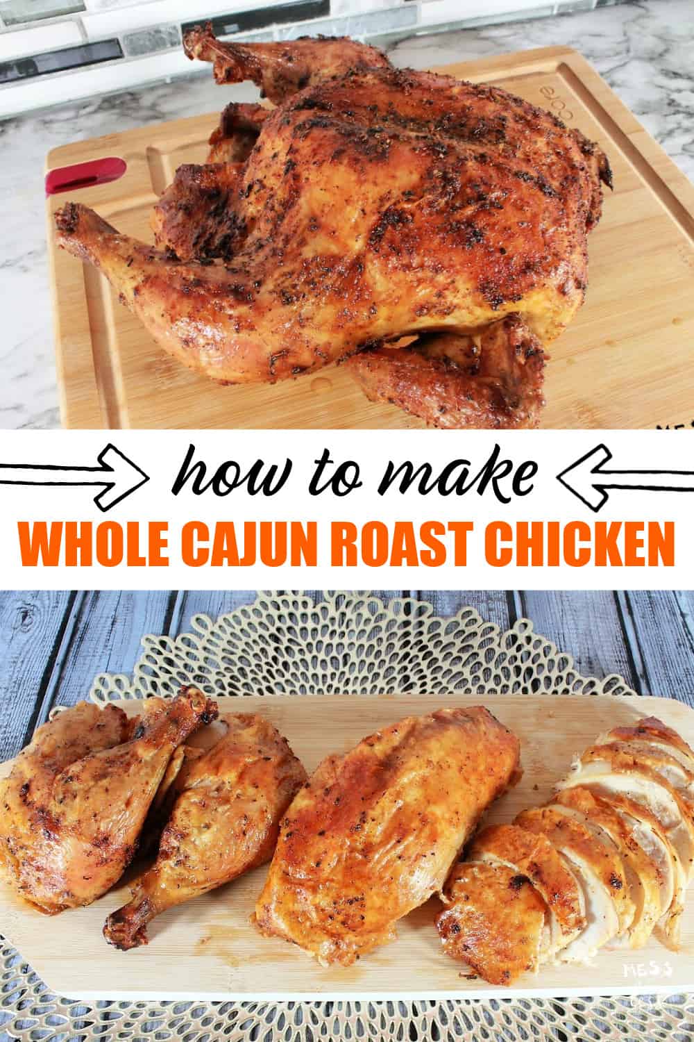 Whole Cajun Roast Chicken