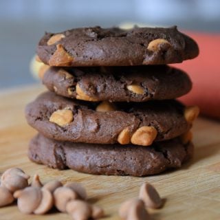 Chocolate Butterscotch Cake Mix Cookies 13