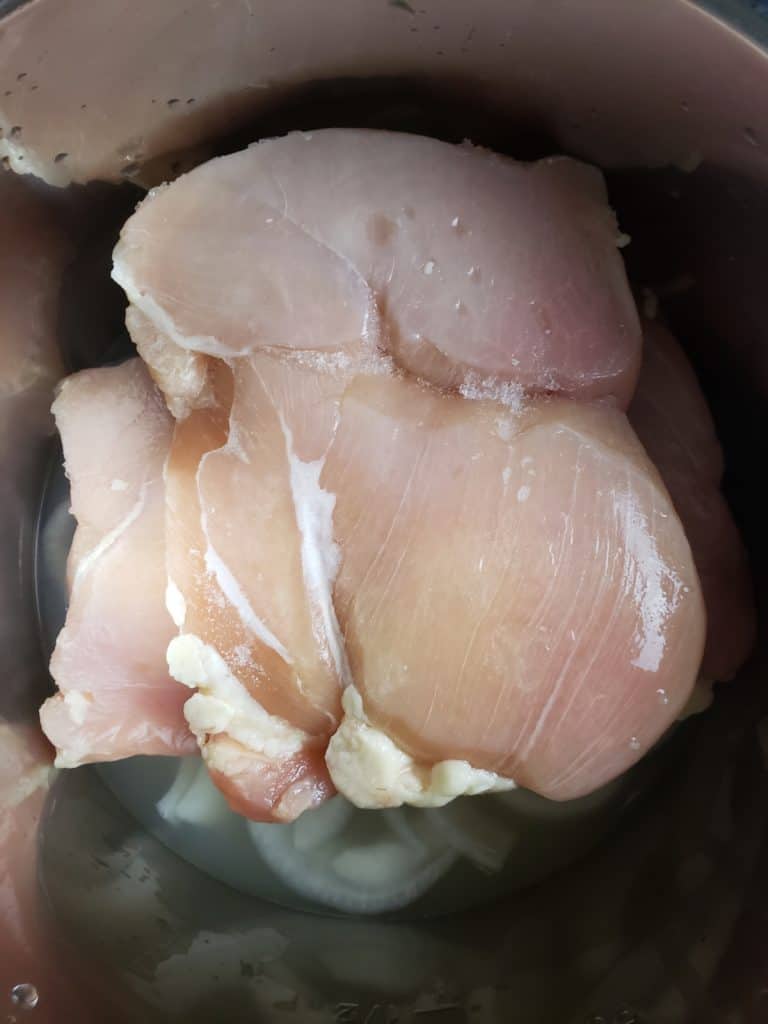 frozen chicken breast in the instant pot