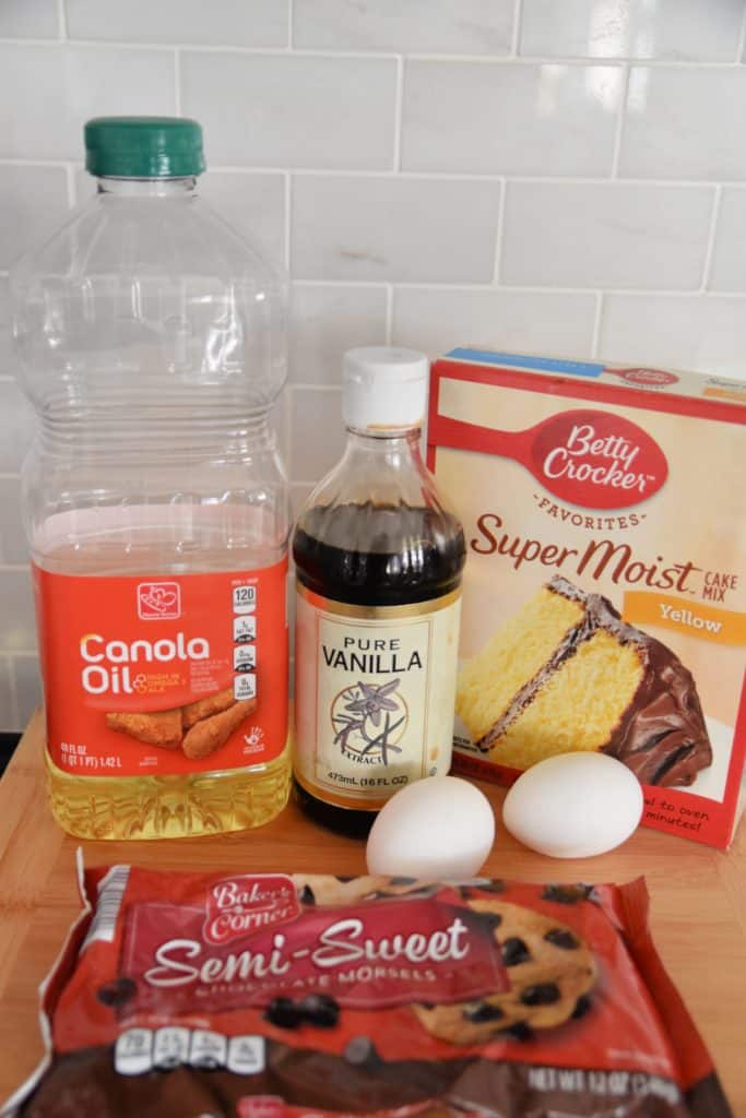 ingredients needed to make cake mix cookies