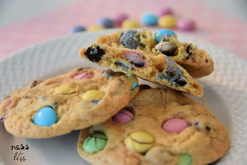 M&M Easter Cookies 