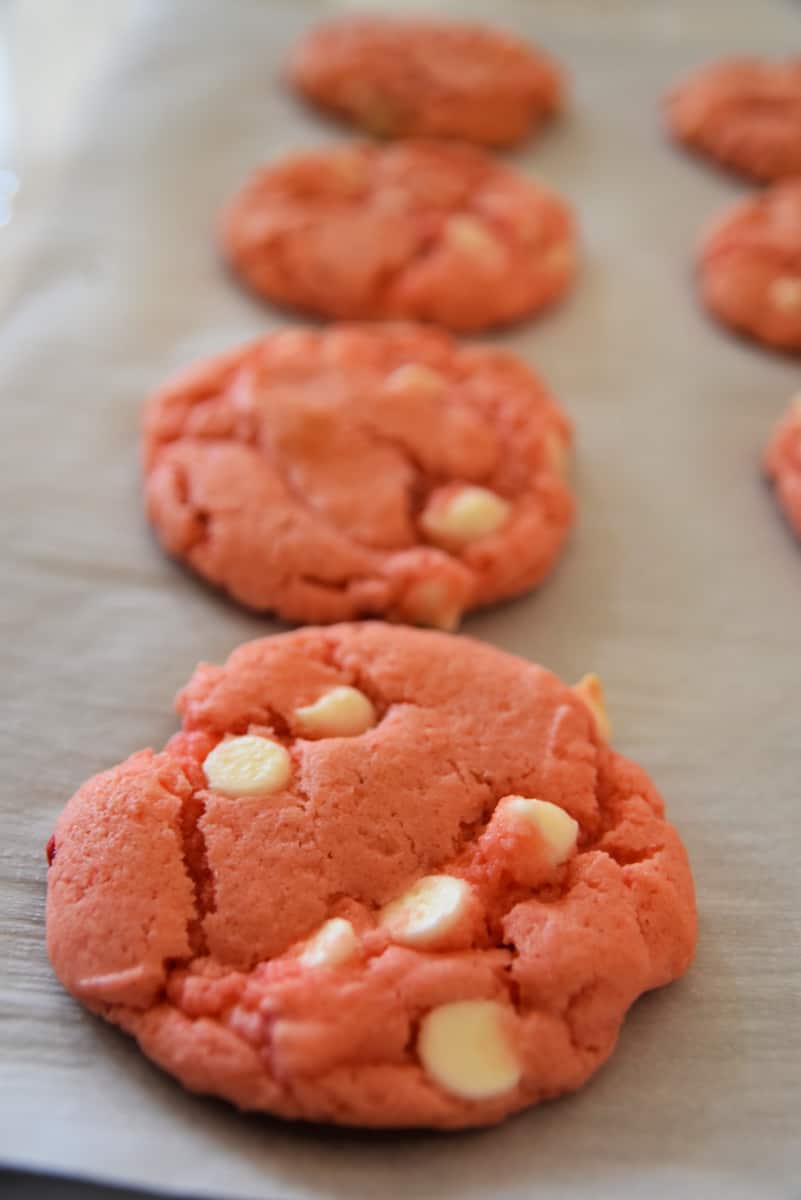 strawberry cake mix cookies