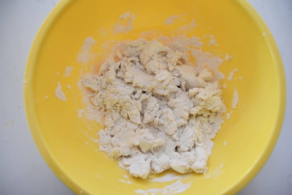 2 ingredient dough in bowl