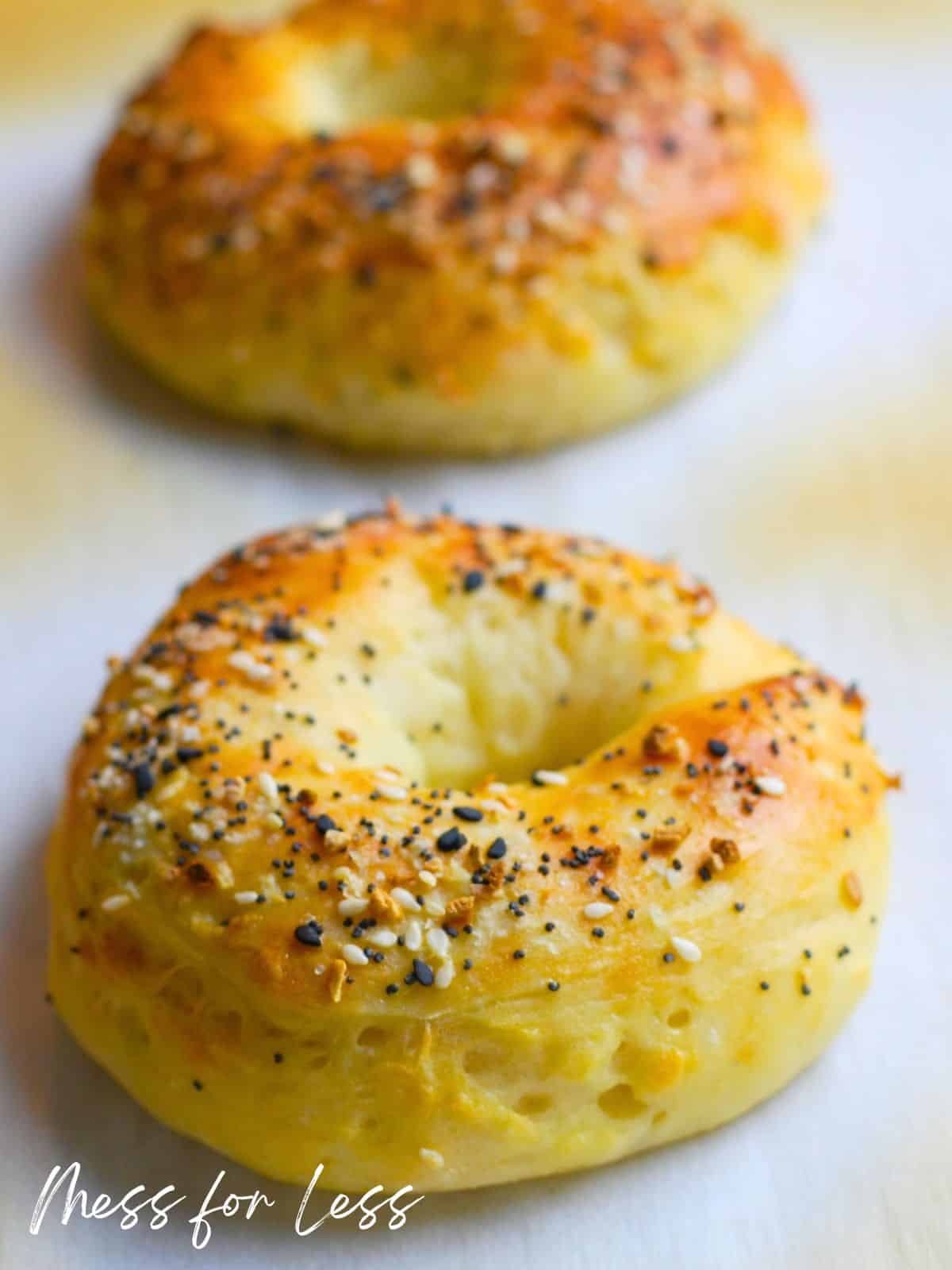 weight watchers 2 ingredient bagel