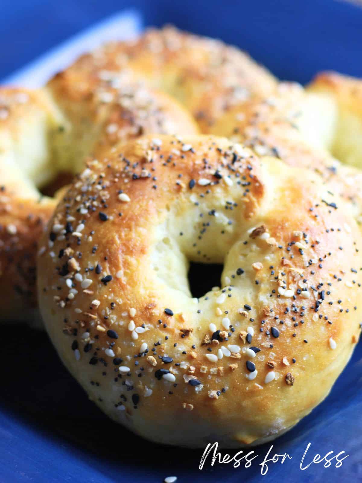 weight watchers 2 ingredient dough bagels