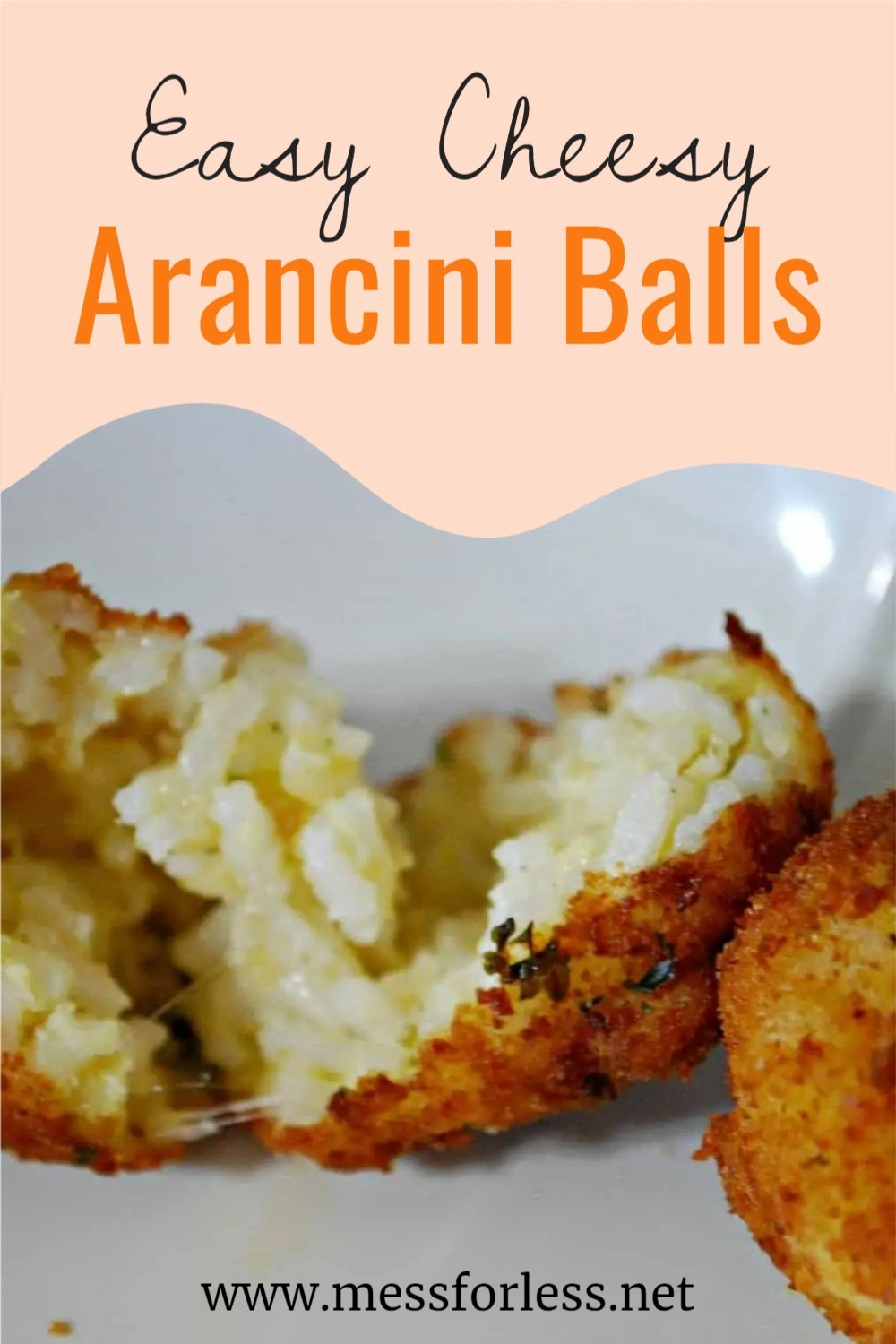 Cheesy Italian Arancini Balls {Italian Rice Balls}