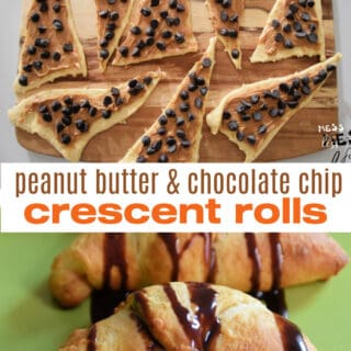 Peanut Butter Chocolate Chip Crescents