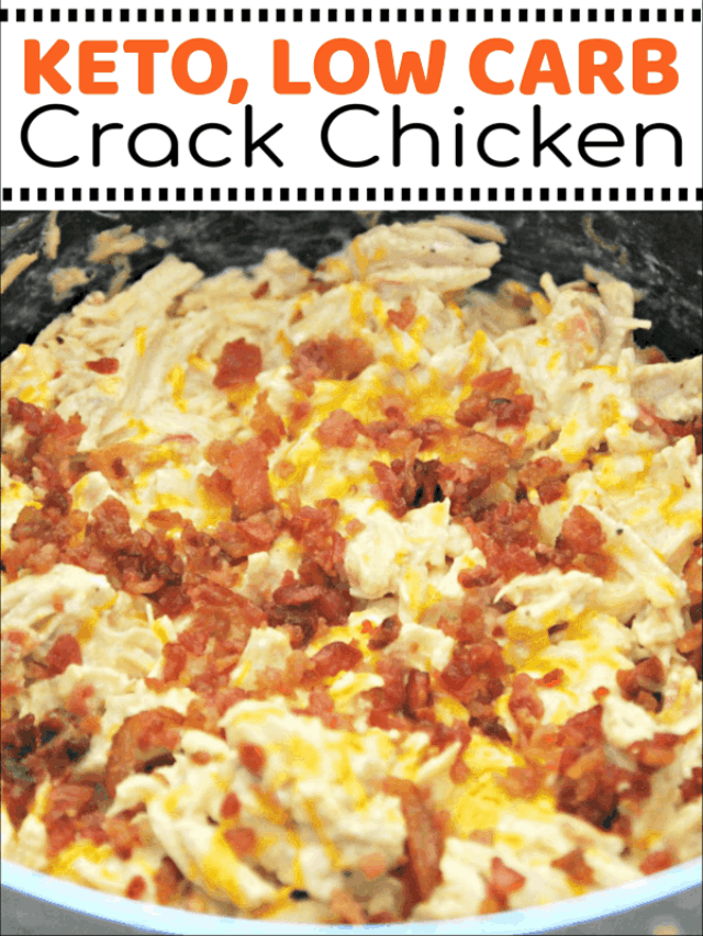 Keto Crack Chicken in the Slow Cooker
