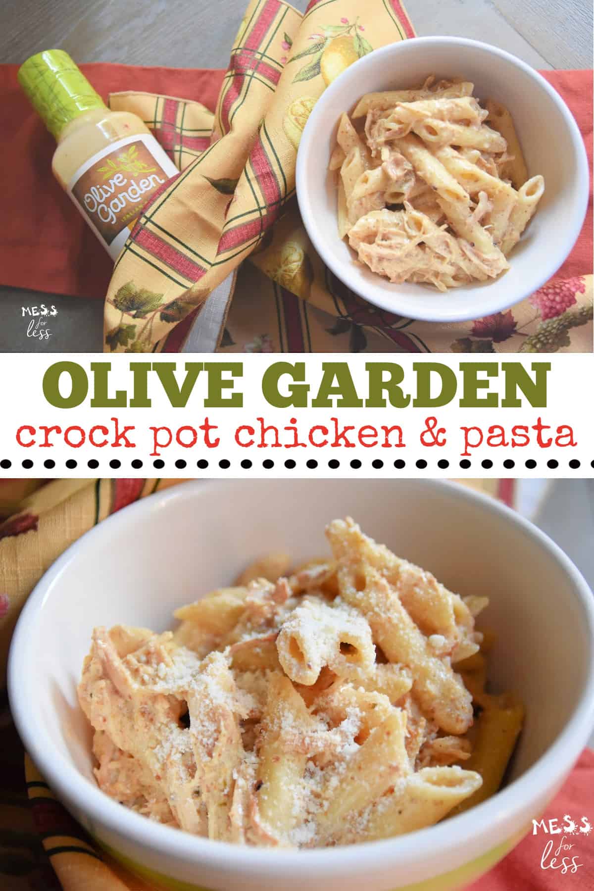 Everyone is talking about Olive Garden Crock Pot Chicken and with good reason. It is a simple slow cooker recipe that you can prep in 5 minutes and enjoy a few hours later. If that isn't enough, it combines the deliciousness of Olive Garden salad dressing with the creamy flavor of cream cheese.