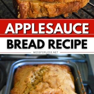 applesauce bread recipe pin