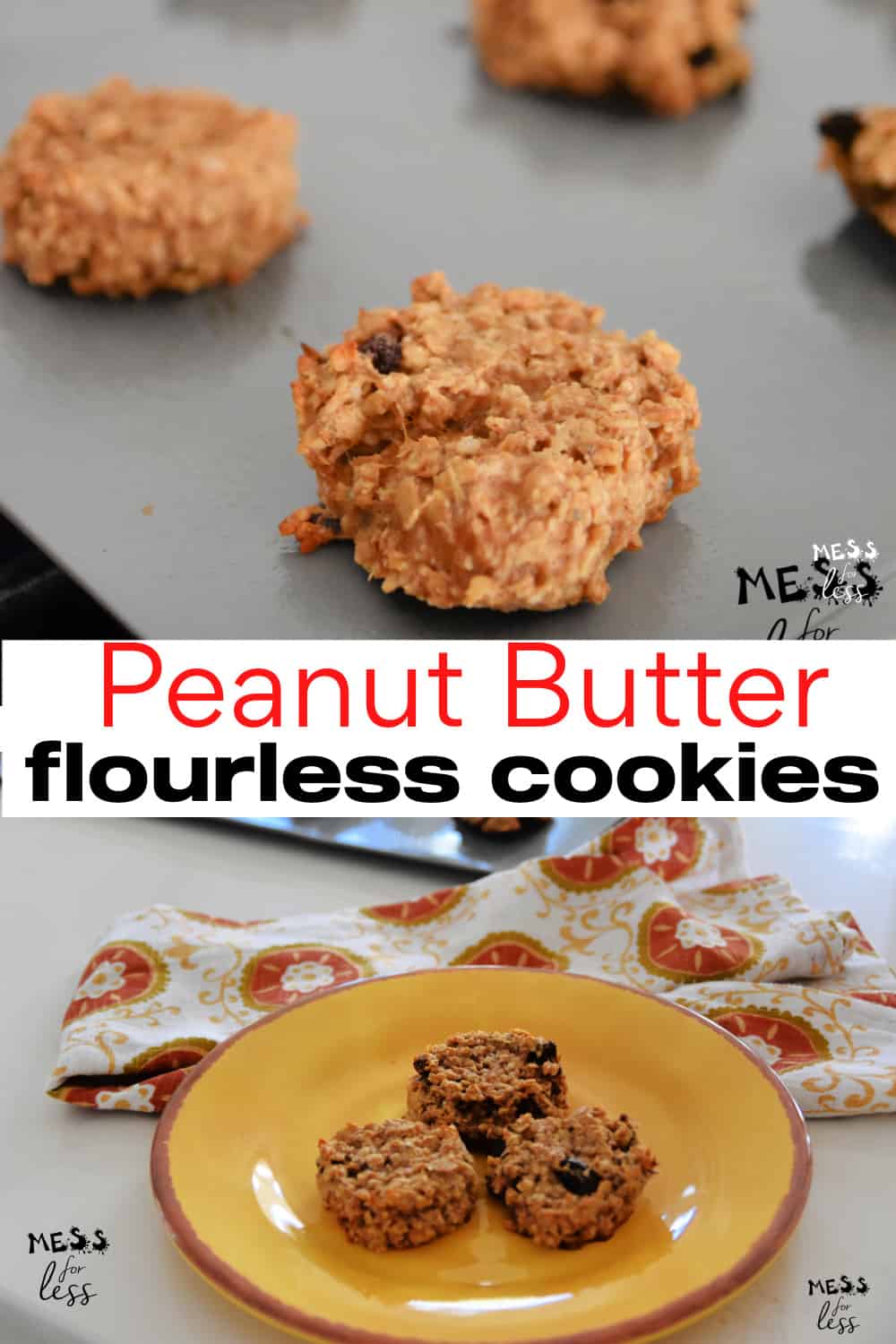 Peanut Butter Flourless Cookies