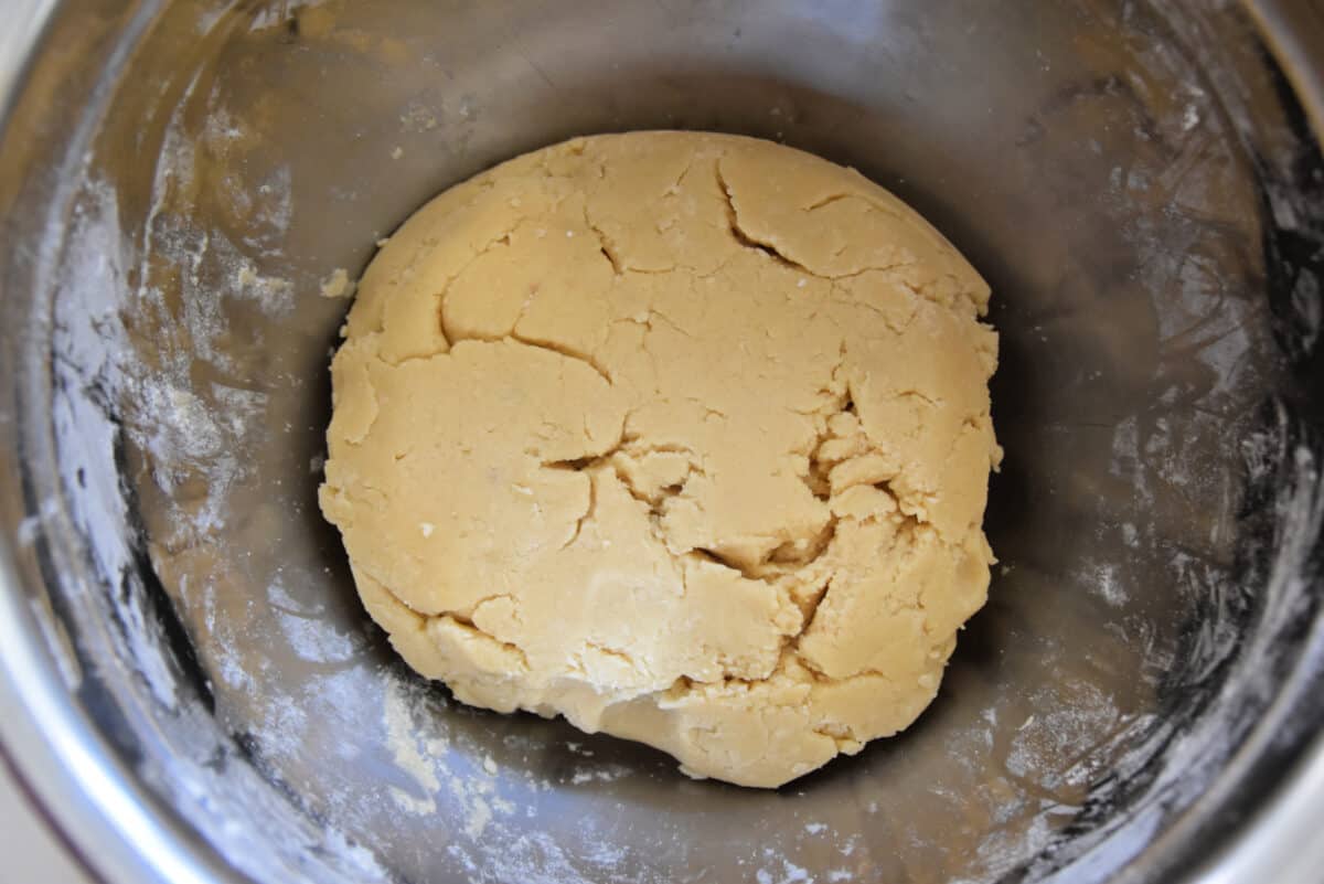 sugar cookie dough in bowl