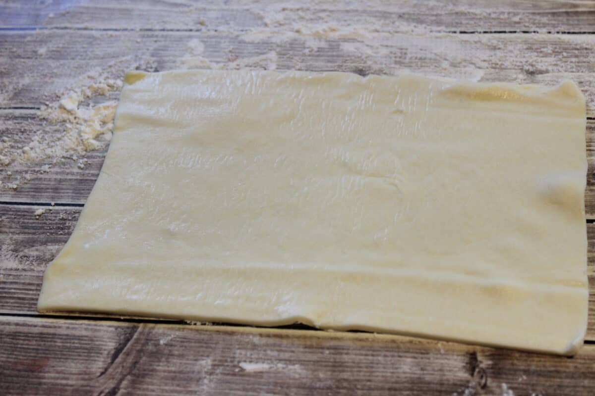 sheet of puff pastry dough