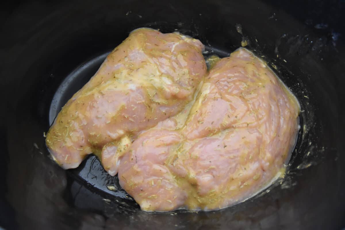 honey mustard turkey in a crockpot