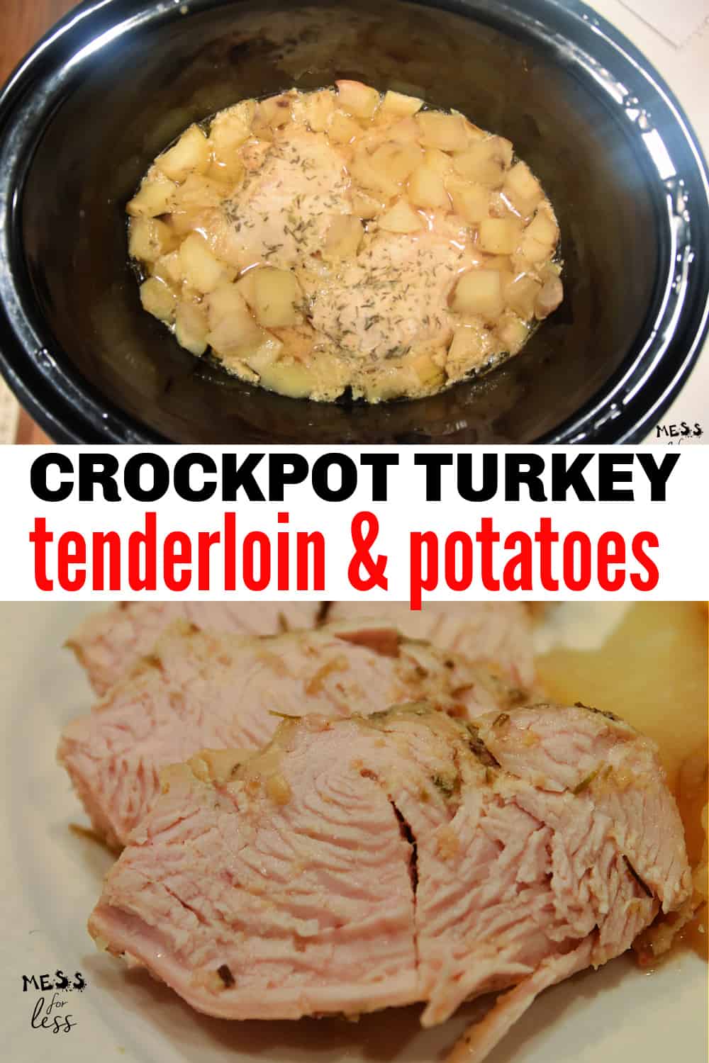 Crockpot Turkey Tenderloin and Potatoes