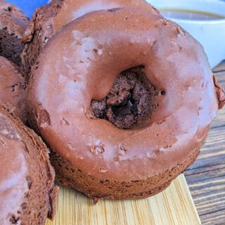 Peanut Butter and Chocolate Cake Mix Donuts 7