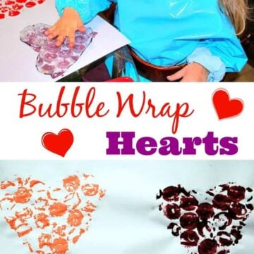 bubble wrap hearts
