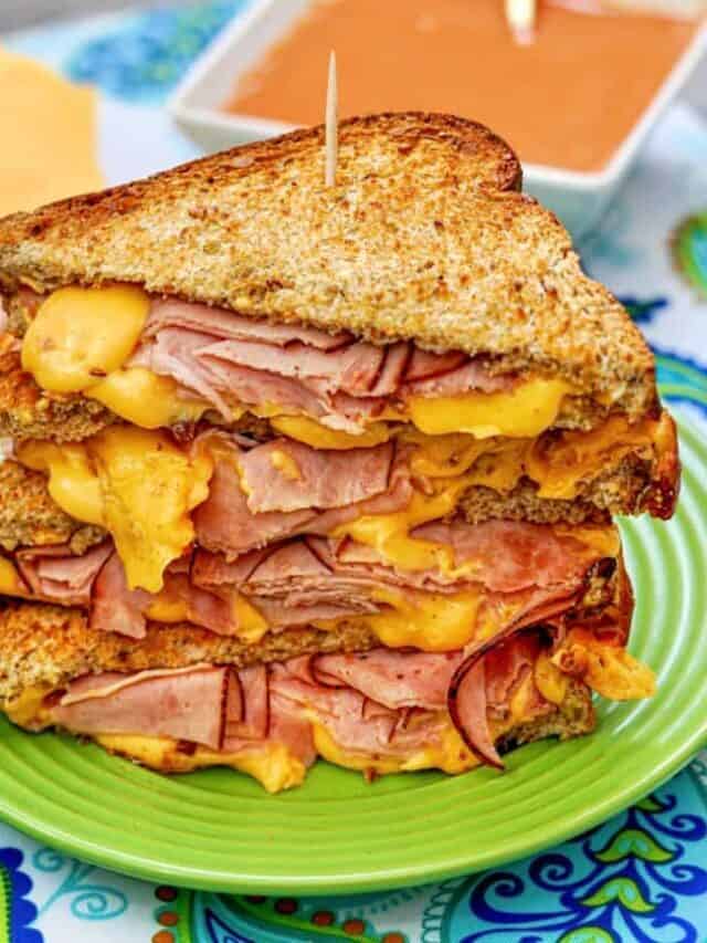 Ham and Cheese in the Air Fryer