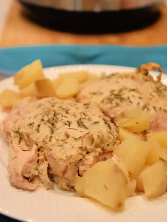 Slow Cooker Turkey and Potatoes