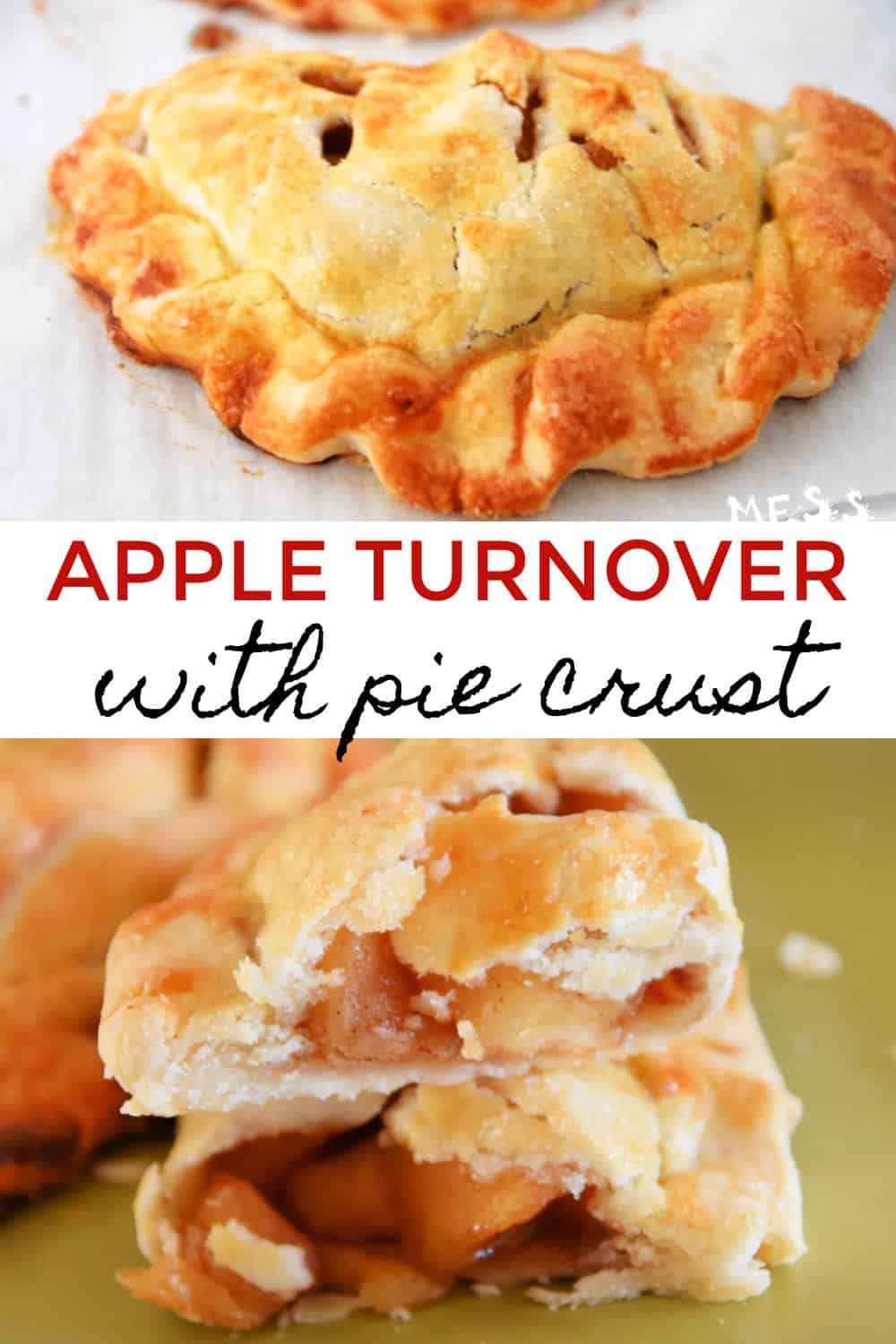 Apple Turnover with Pie Crust