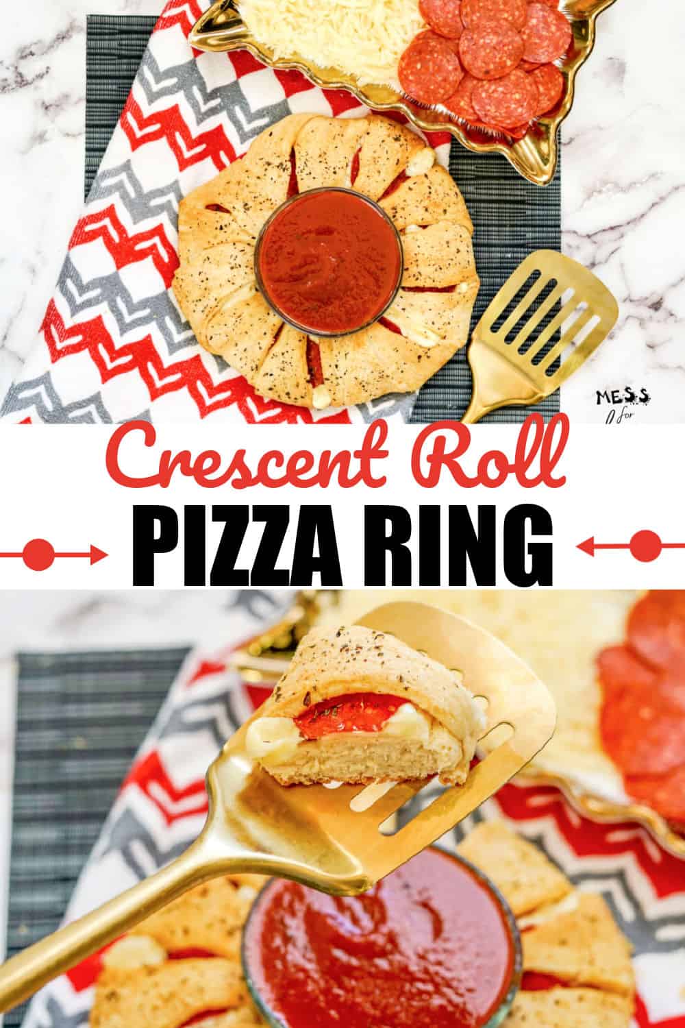 Crescent Roll Pizza Ring