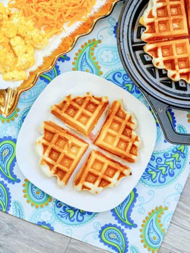 Easy Waffle Breakfast Sandwich