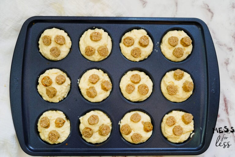 Pancake Mix Cupcakes Mess for Less