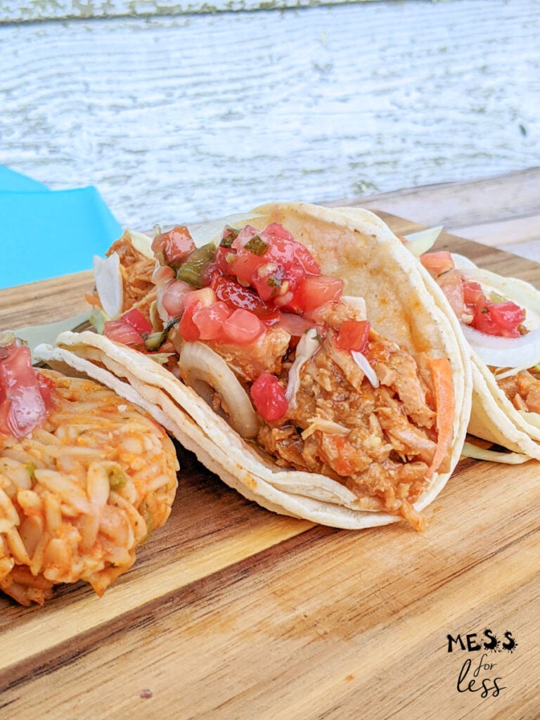 Pressure Cooker Pulled Pork Tacos Mess for Less