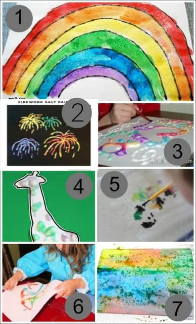 salt painting activities