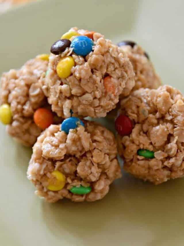 Energy Balls with M&M's