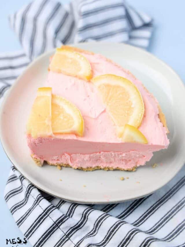 Pink Lemonade Icebox Pie