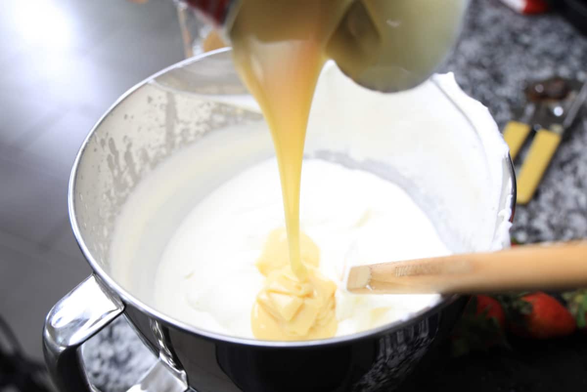 pouring-condensed-milk-into-cool-whip