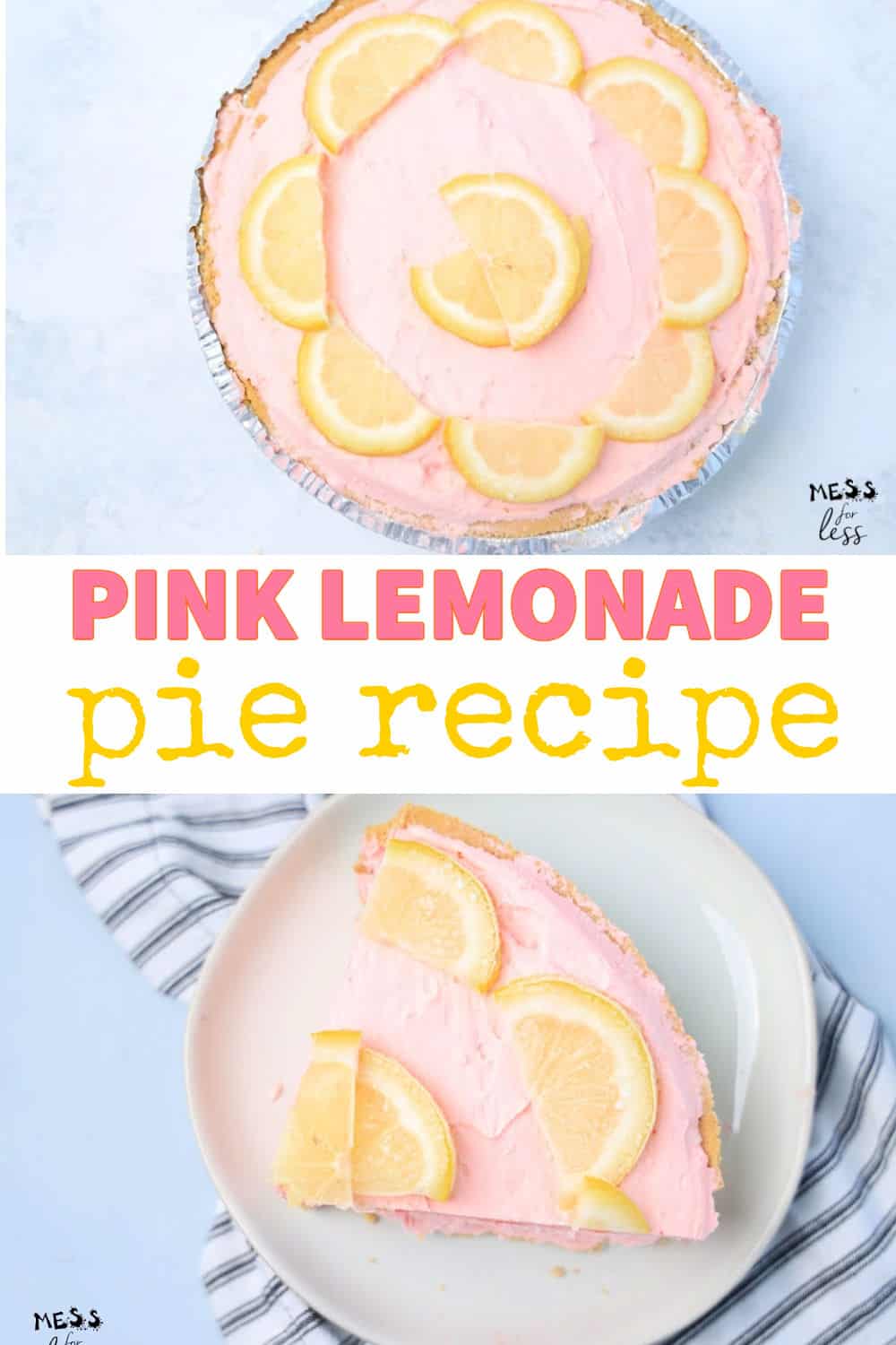 Easy Pink Lemonade Pie Recipe