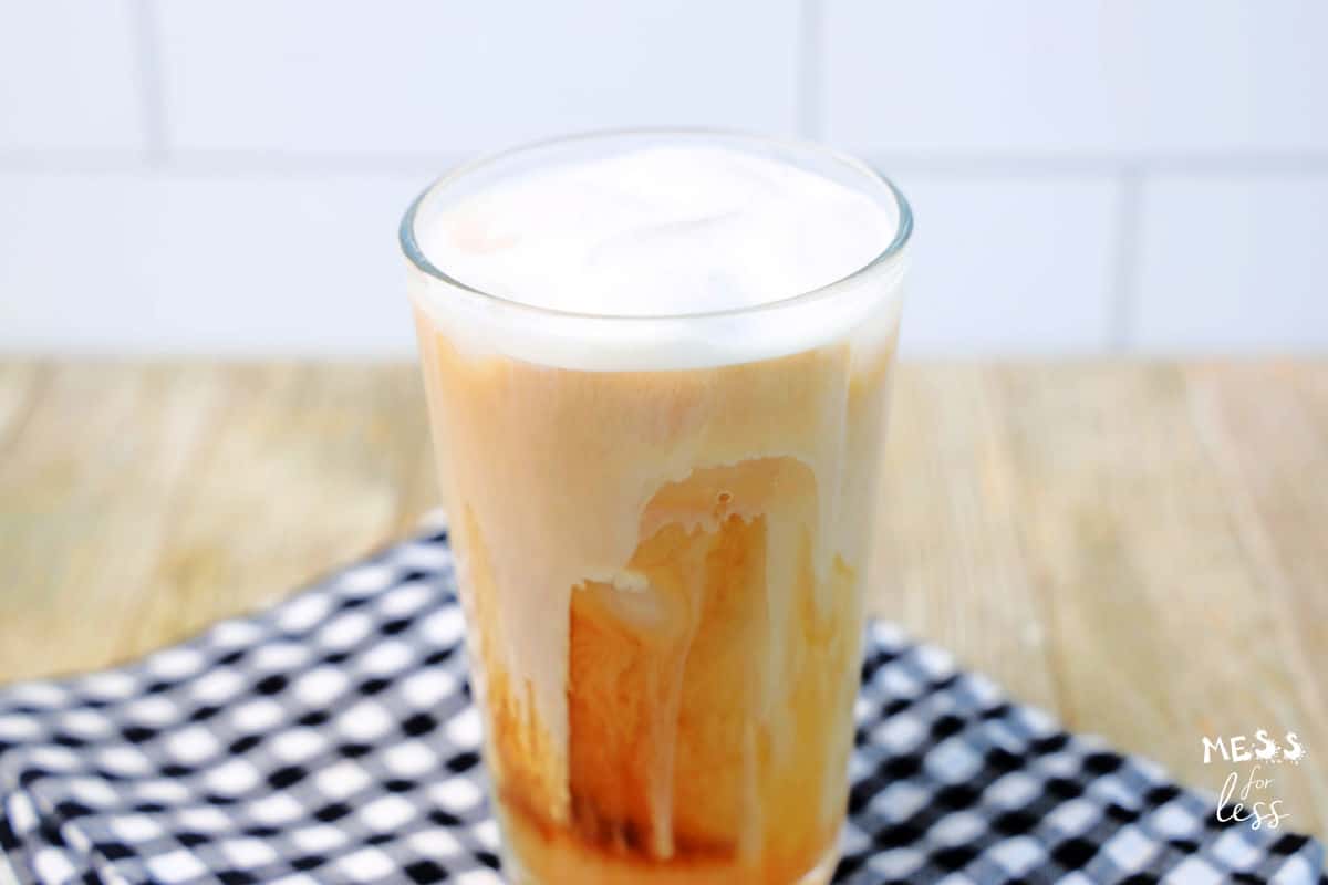 glass of Easy Salted Caramel Cold Brew