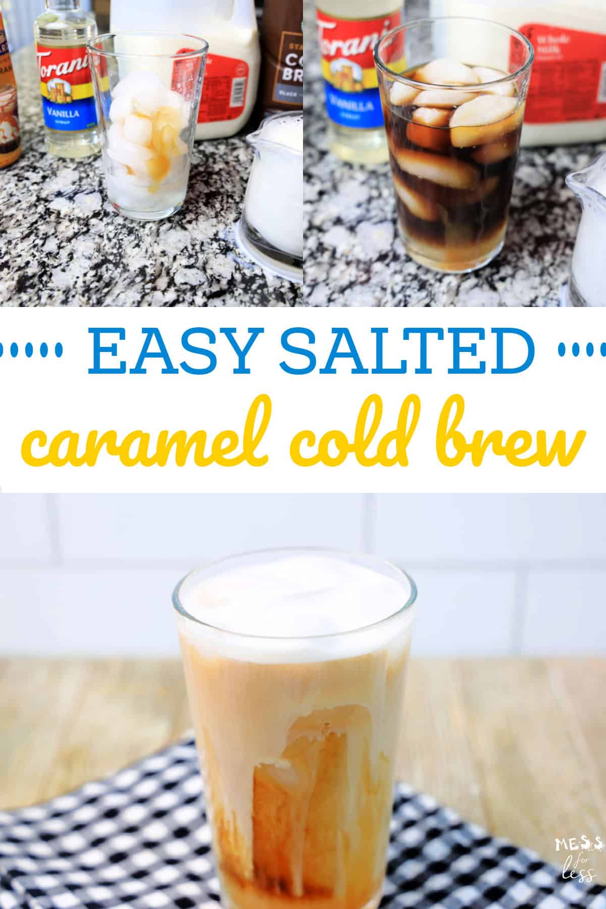Easy Salted Caramel Cold Brew