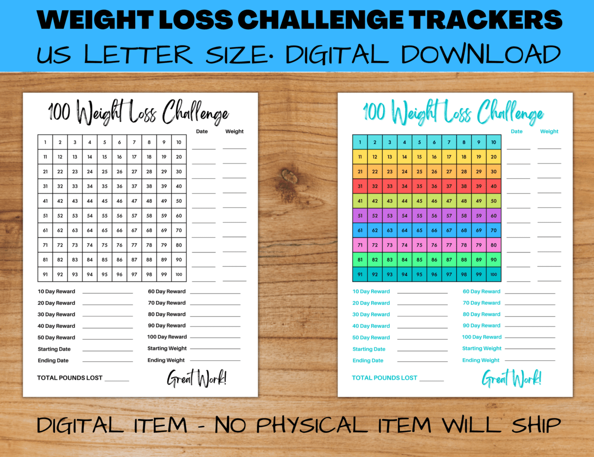 weight loss challenge tracker
