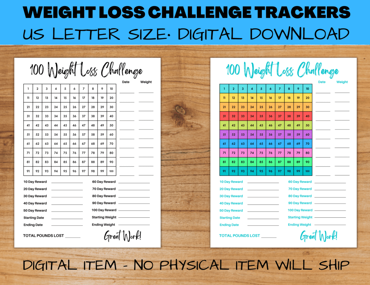 weight loss challenge trackers