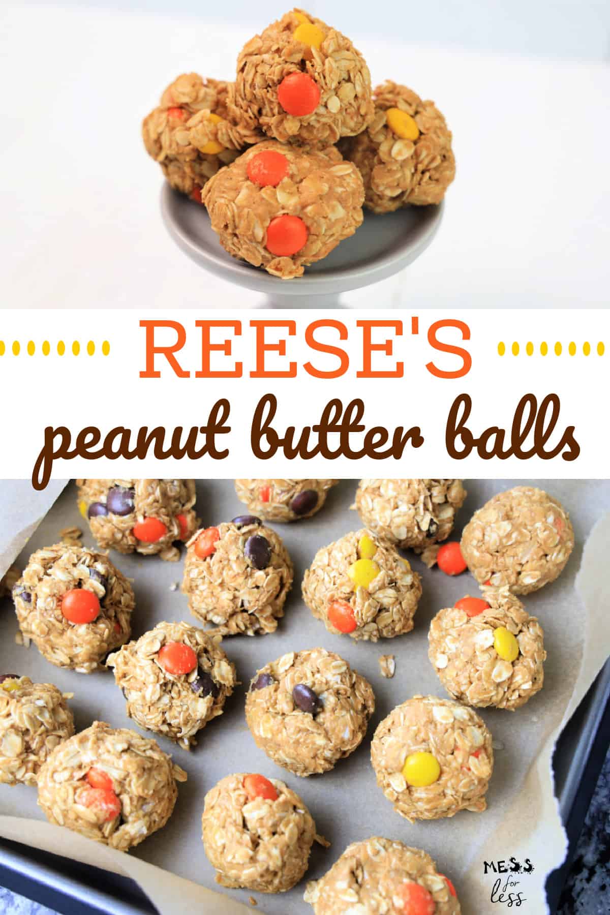 Reese's Peanut Butter Balls - Mess for Less