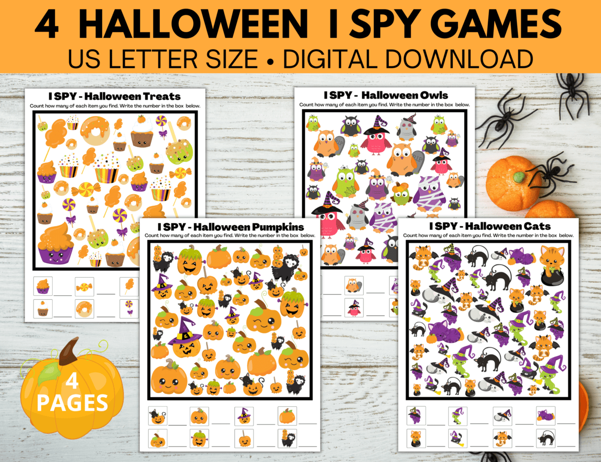 Halloween I Spy Games