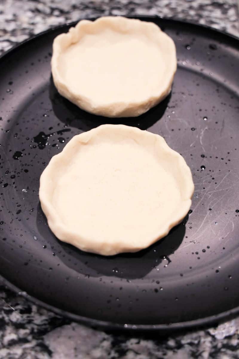 uncooked sopes patties on plate