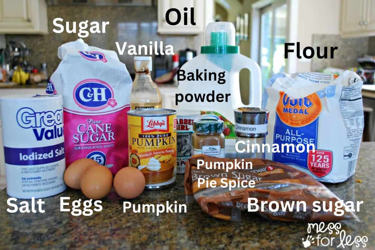 pumpkin donut ingredients