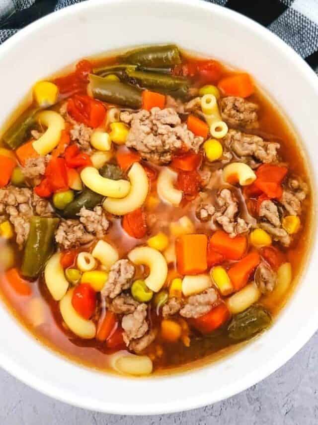 Hamburger Soup Recipe