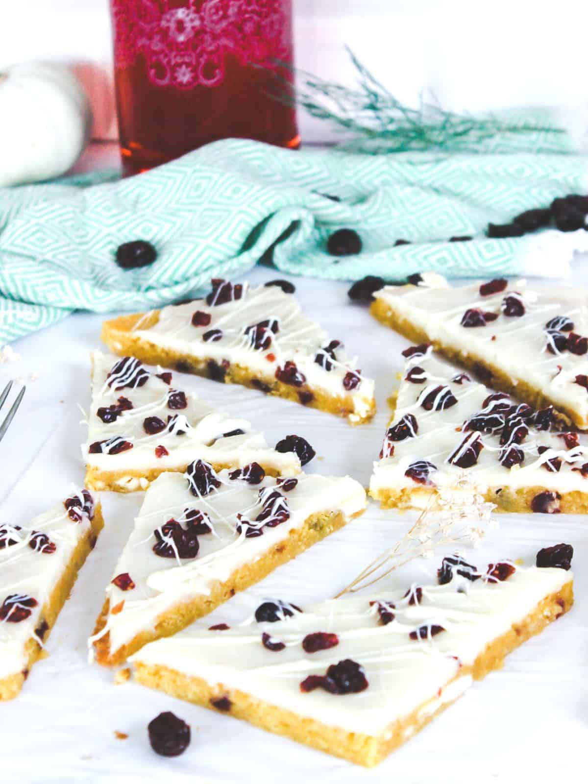 cranberry bliss bar triangles.